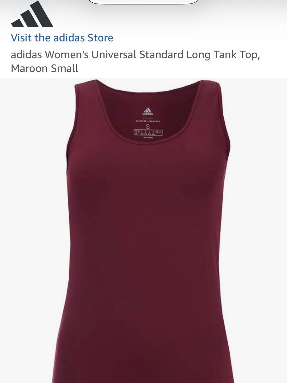 Lot of 3 Adidas x UNIVERSAL STANDARD Tank Top plus size 3x- (1)Burgundy (2)White